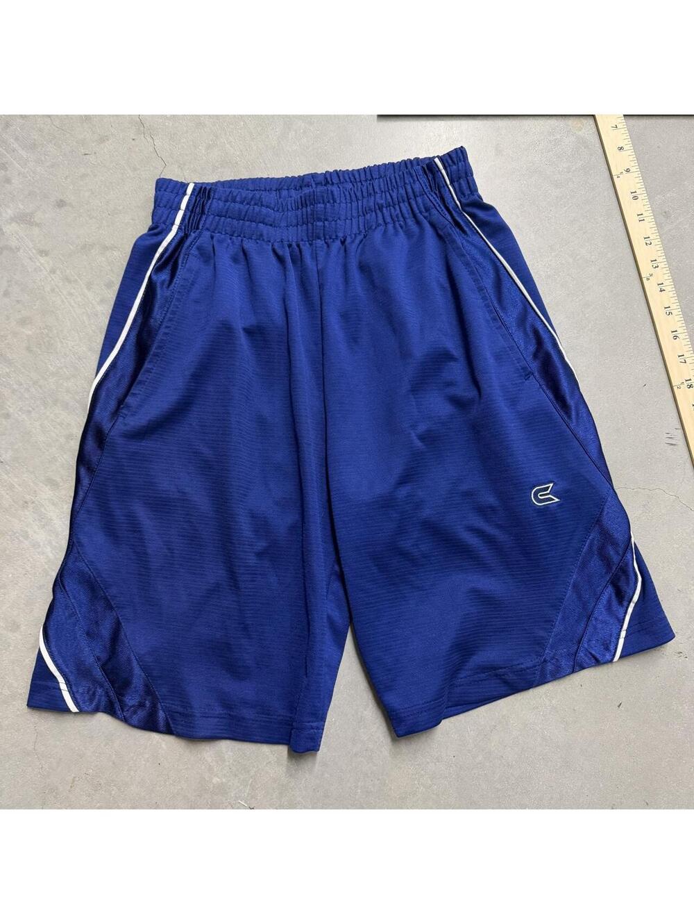 Y2K Men's Colosseum Athletic Blue Baggy Sweatshorts Sized Small